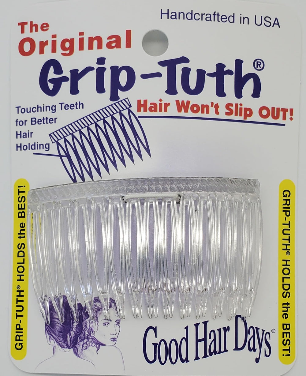 Good Hair Days Grip-Tuth peines laterales cristal sujetan el peinado todo el día