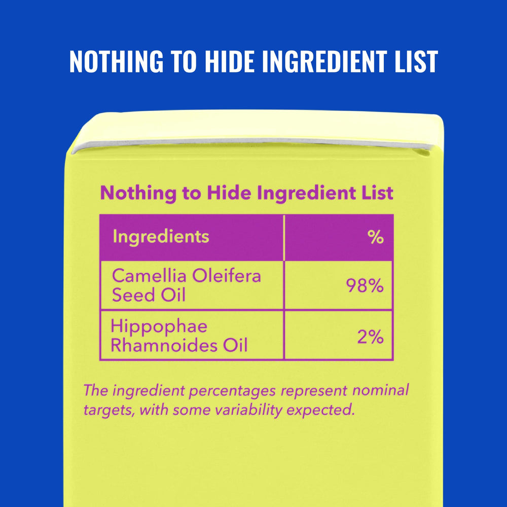 Rutina nocturna con Aceite Ultra-Hidratante de Good Molecules, cierre suave