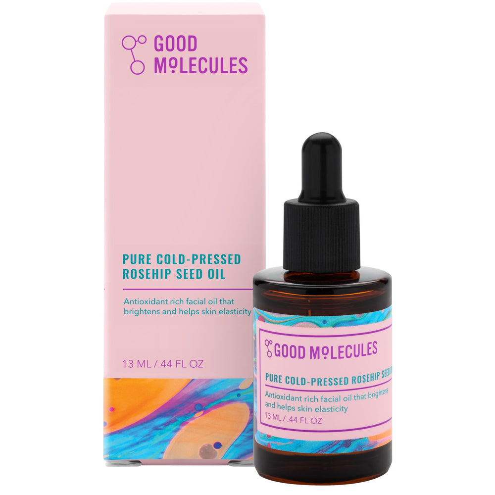 Good Molecules aceite rosa mosqueta prensado frio bote, hidratación ligera para la piel