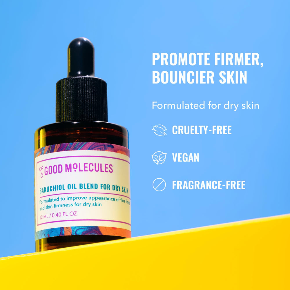 Good Molecules Bakuchiol Oil: aplicación suave para uso diario.