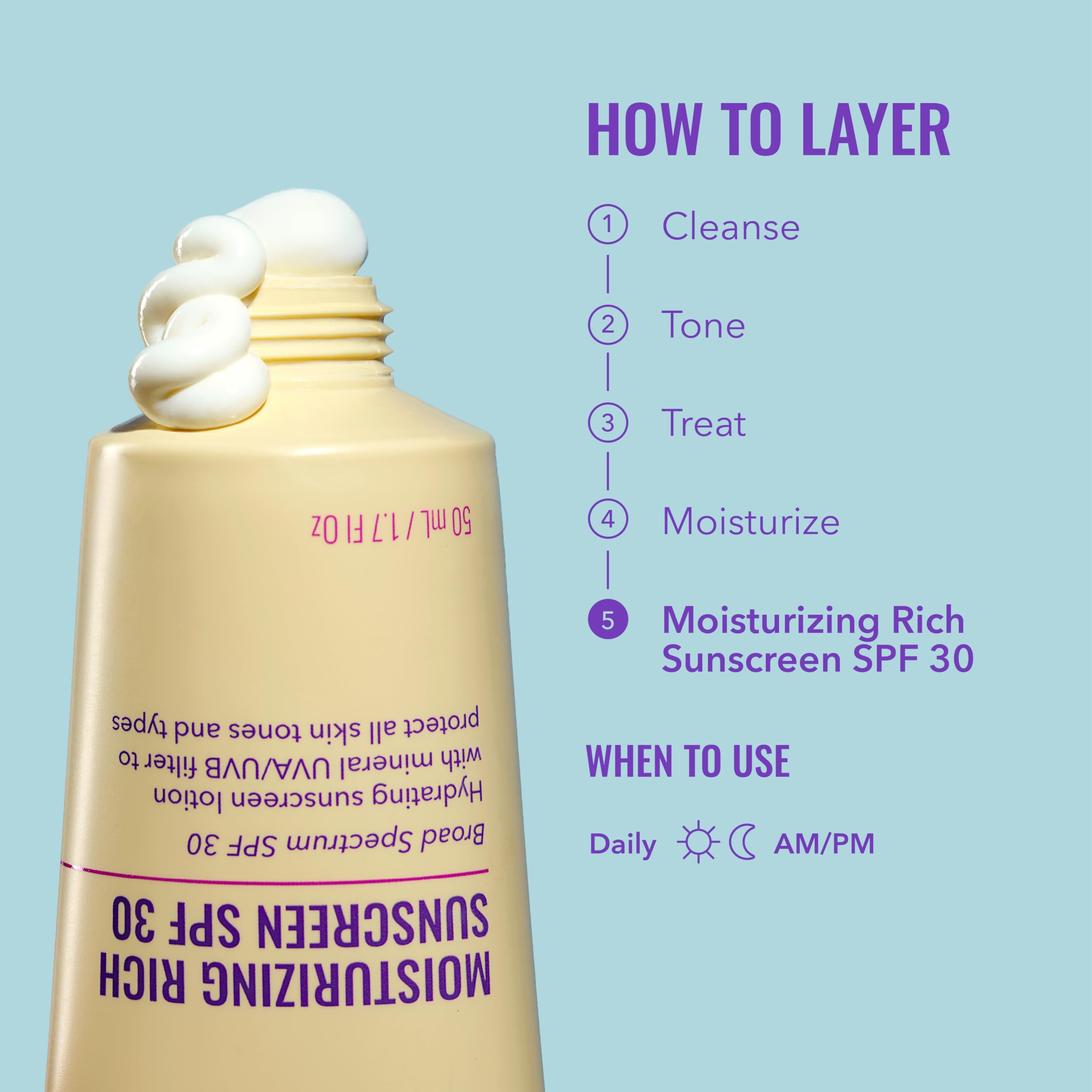 Good Molecules aplicación diaria en rostro, se integra con otros productos.