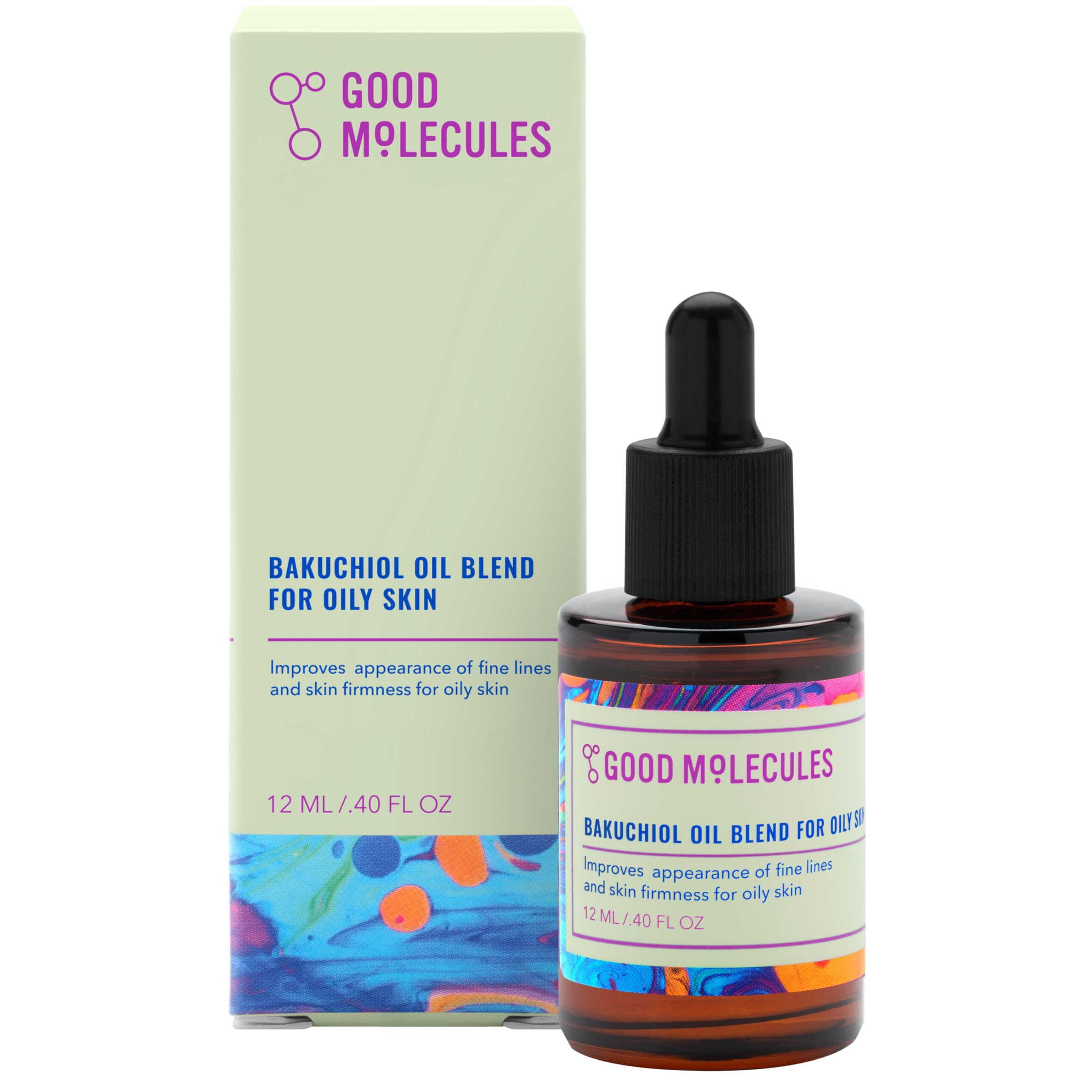aceite bakuchiol Good Molecules en botella para piel grasa y uso diario suave.