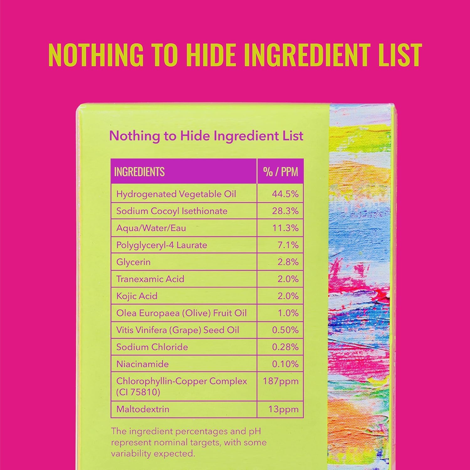 Brightening Dark Spots Bar used on face and body supports daily routine for even tone.
