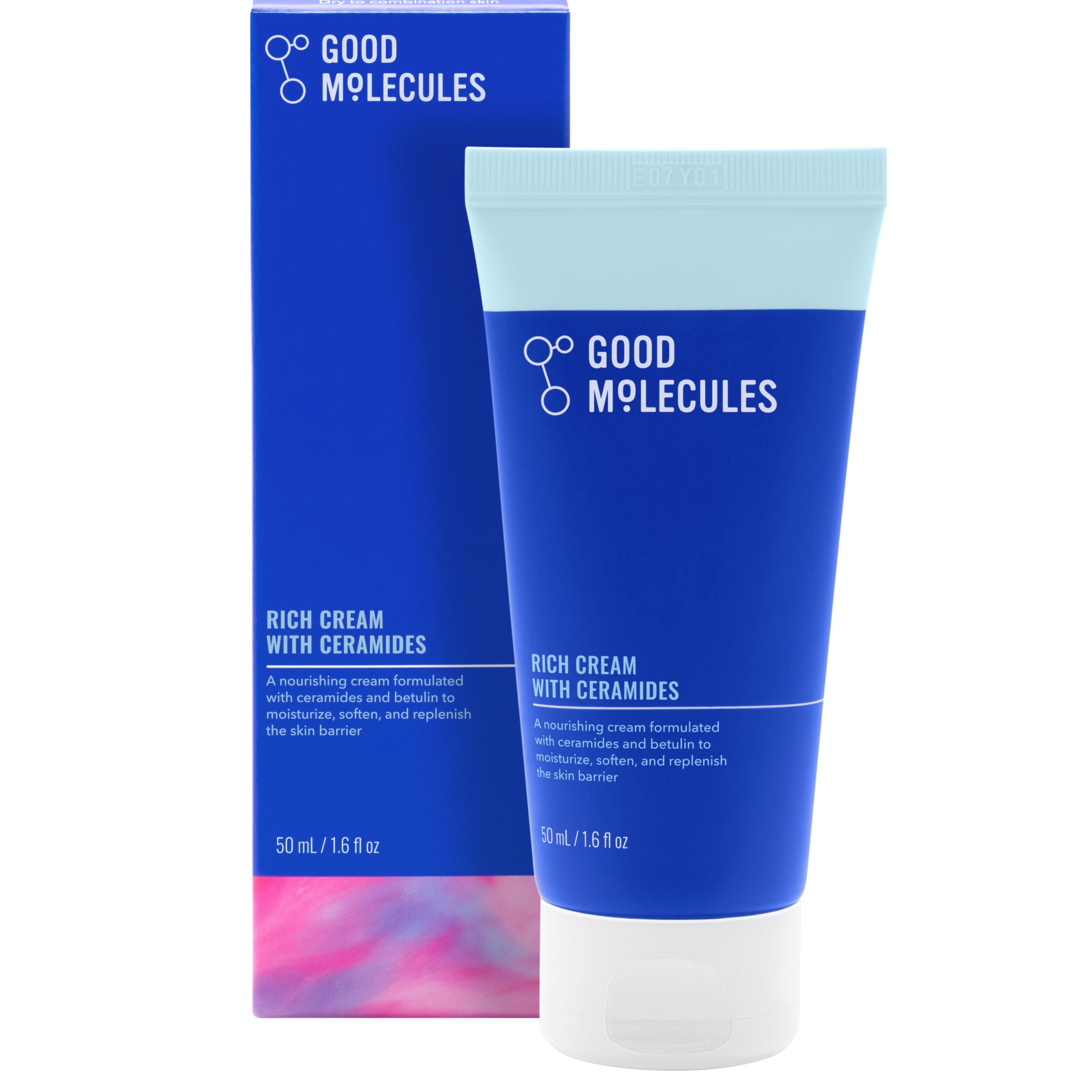Good Molecules Crema ceramidas en botella 50 ml para piel hidratada