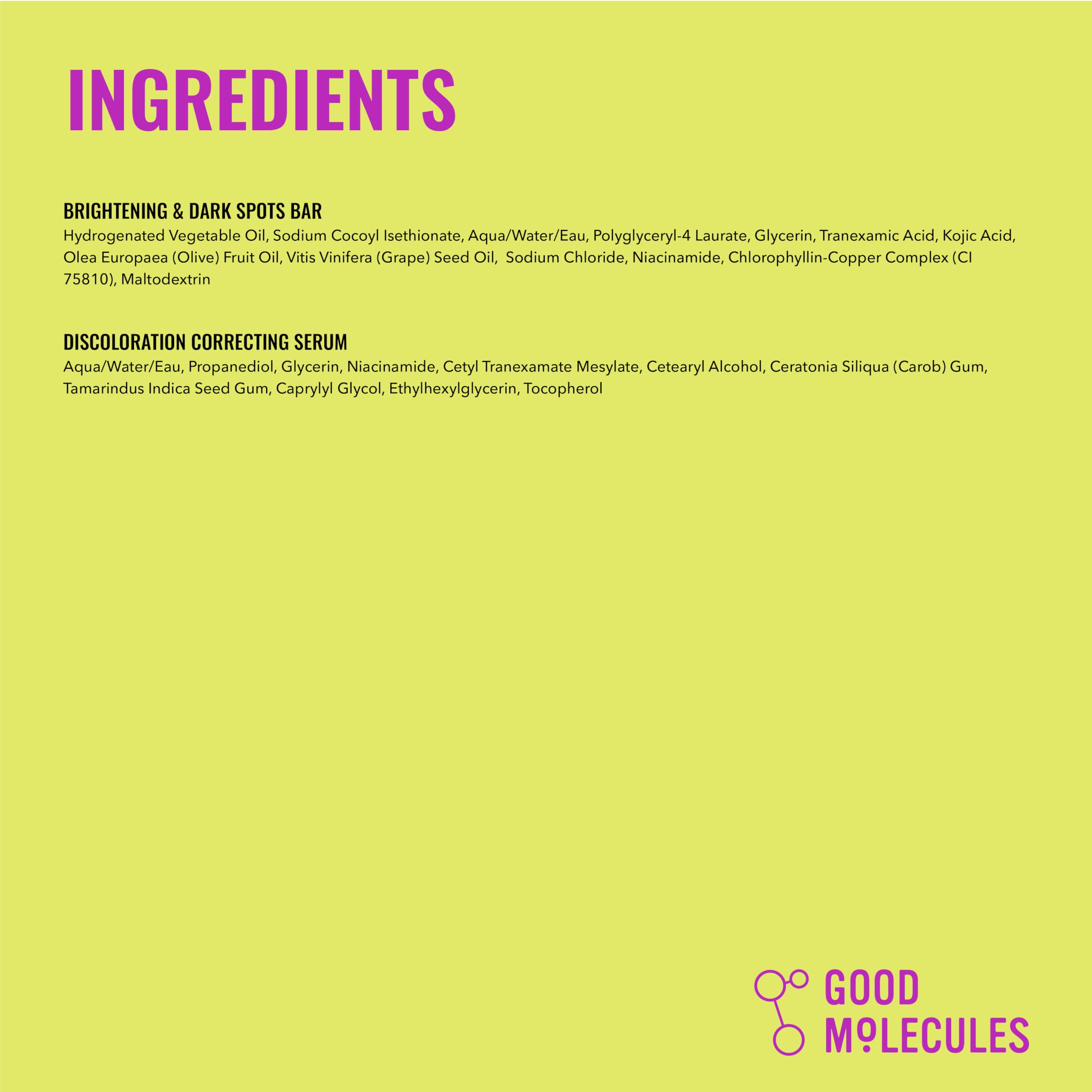 Envase vegano y libre de crueldad de Good Molecules para piel sensible.