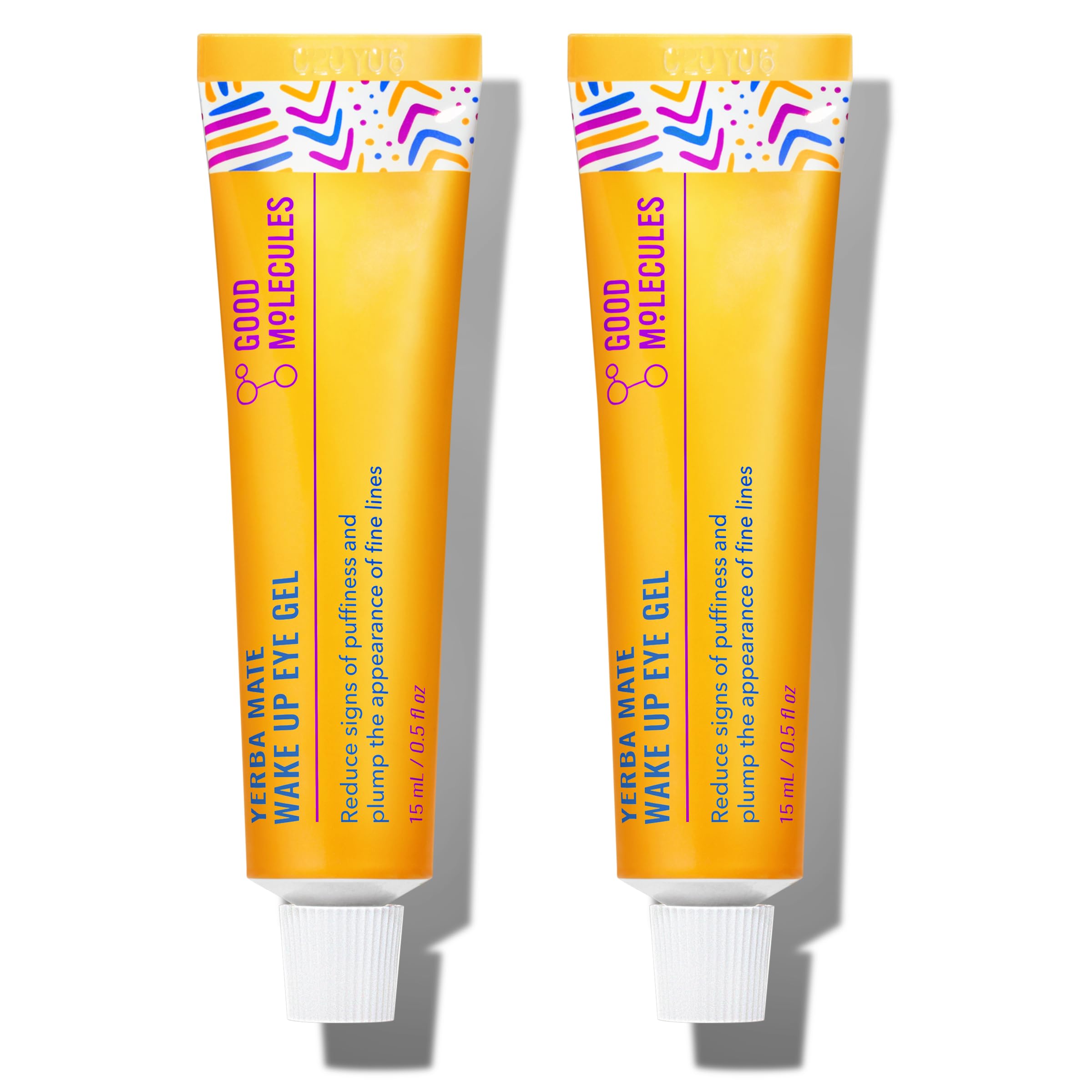 Good Molecules Gel Despierta Ojos con Yerba Mate en envase de 15 ml para hidratación diaria