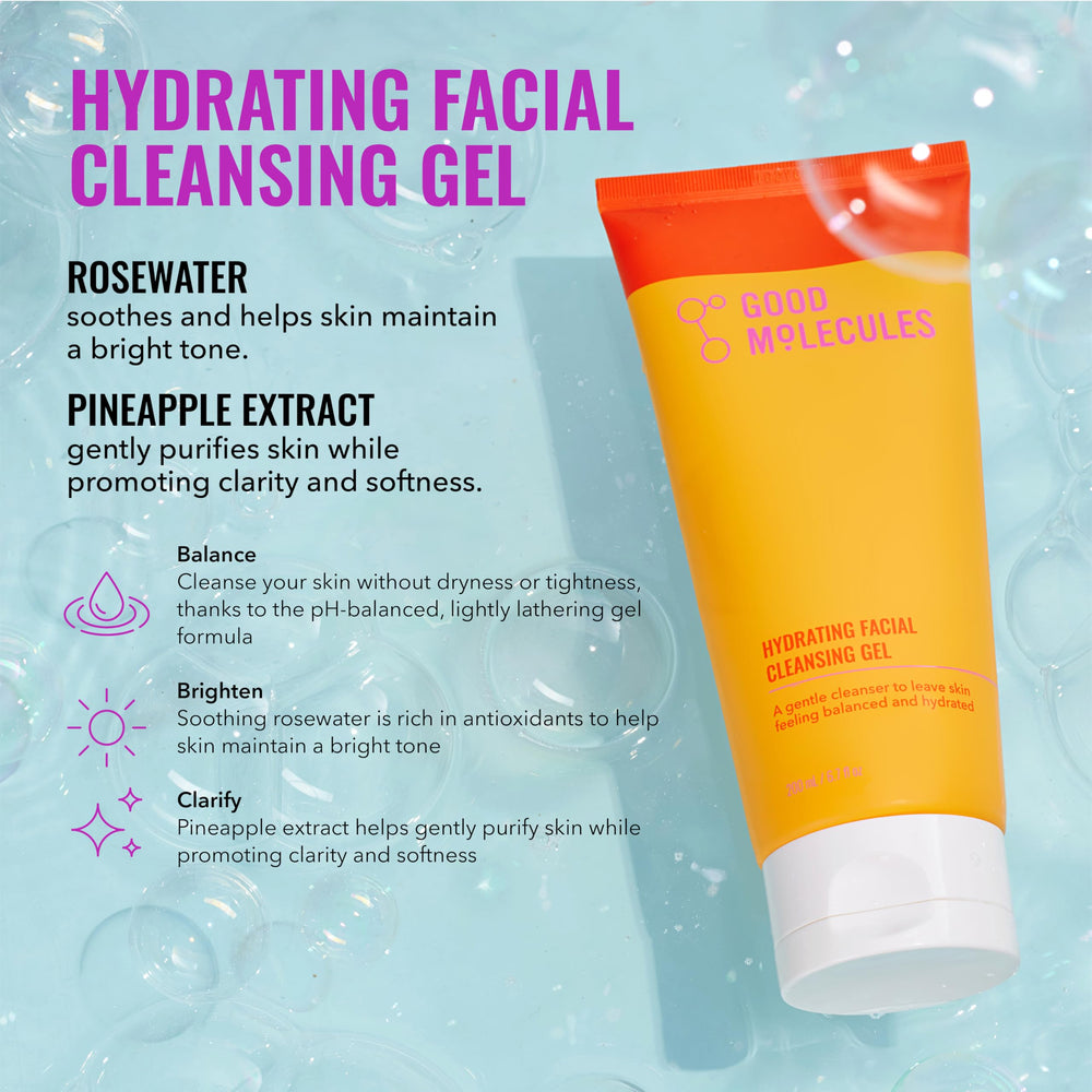 Good Molecules Hyaluronic Acid Serum delivers deep hydration for plump skin.