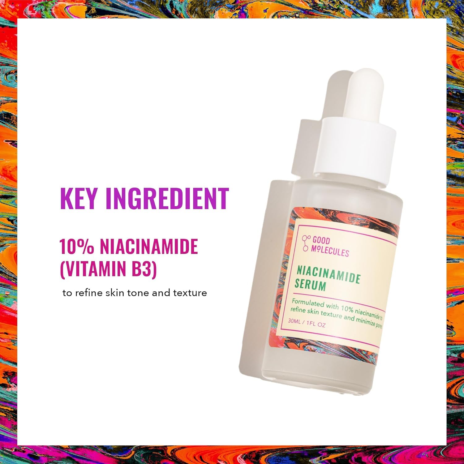 Good Molecules Niacinamide Serum Pack 2, dos frascos, textura ligera para piel grasa.