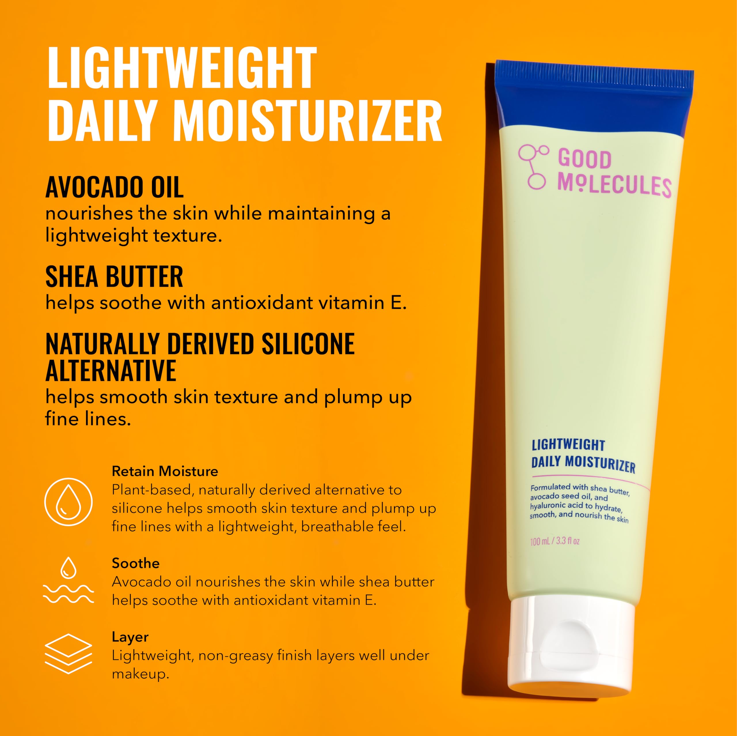 Good Molecules Routine Illustration shows the recommended order for skincare.