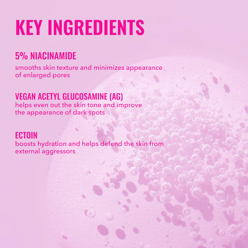 Good Molecules Niacinamida 5% aplicada en la mañana y noche para piel suave
