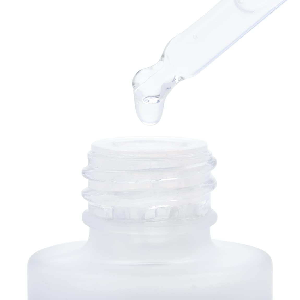 Good Molecules Super Peptide Serum Pack 2 skin finish closeup showing hydrated texture.