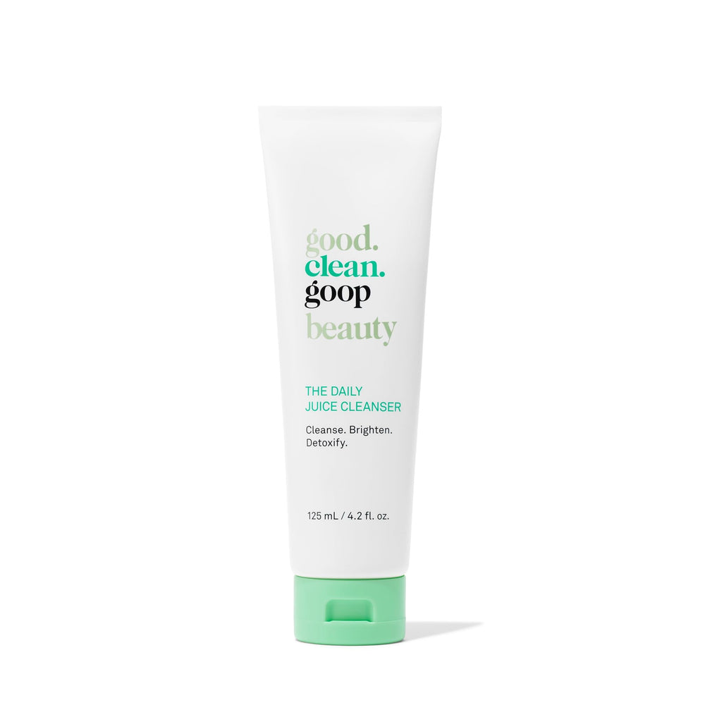Daily Juice Cleanser de good.clean.goop botella: limpiador diario para piel limpia y suave.