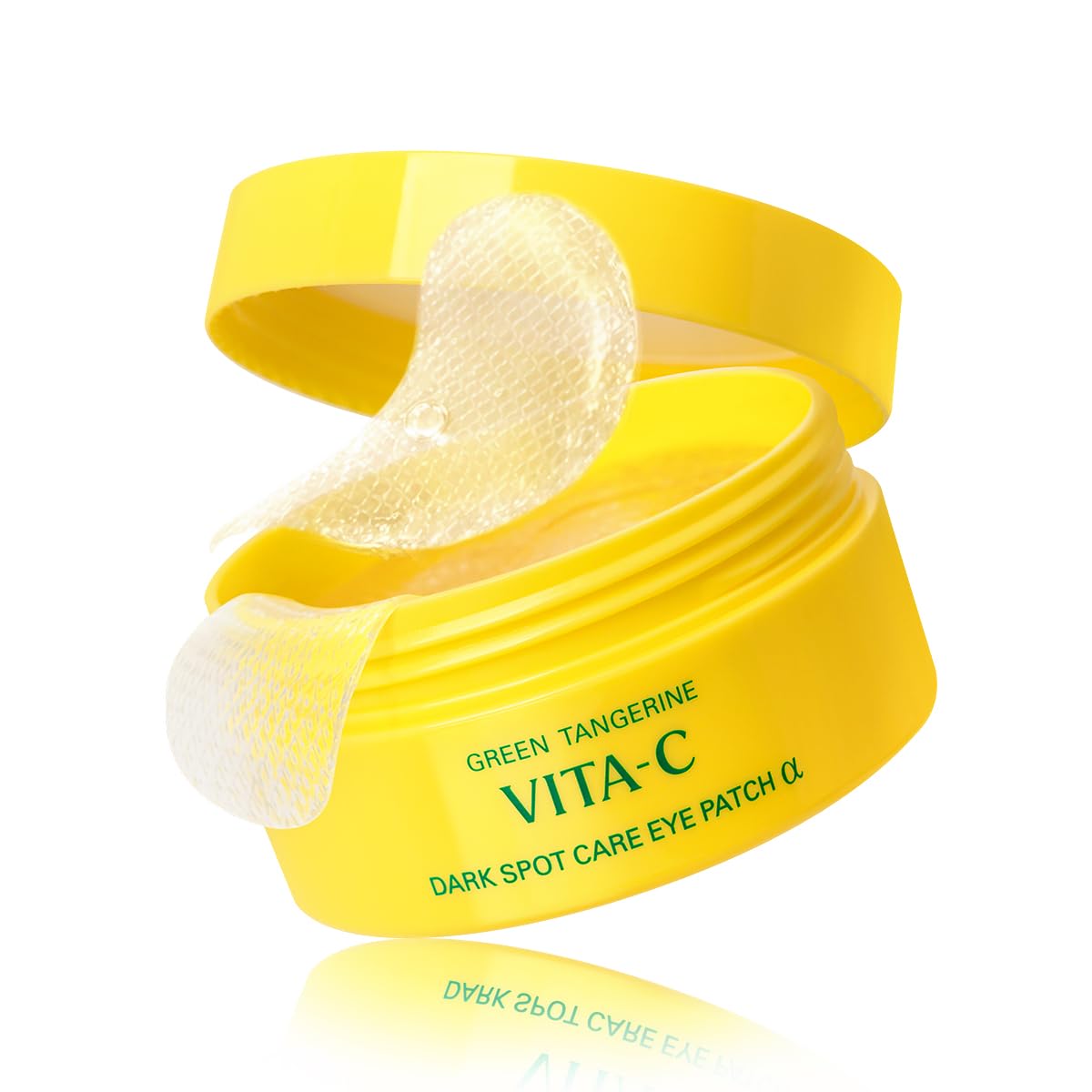 GOODAL Green Tangerine Eye Patches Alpha packaging shows premium eye care and convenience.