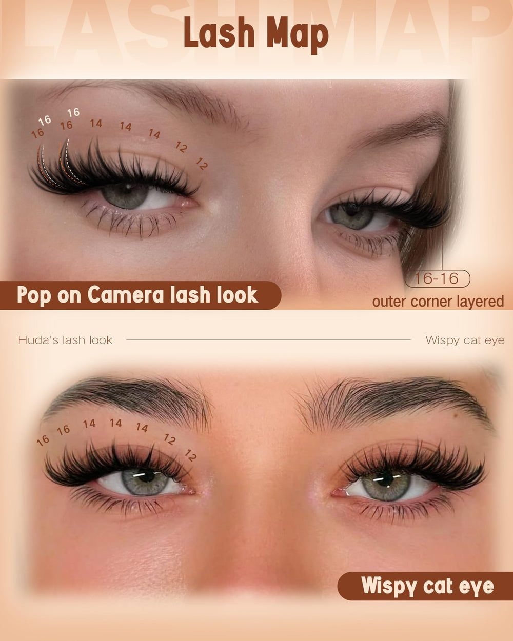 Goddvenus wispy lash clusters 14mm add subtle length with cat-eye lift.