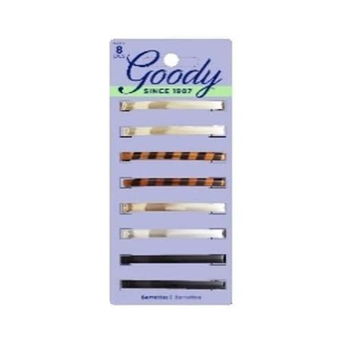 Goody Classics Barrette worn in a ponytail for secure, comfortable hold.