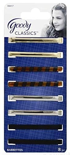Goody Classics Barrette on hair, versatile for quick daily styling.