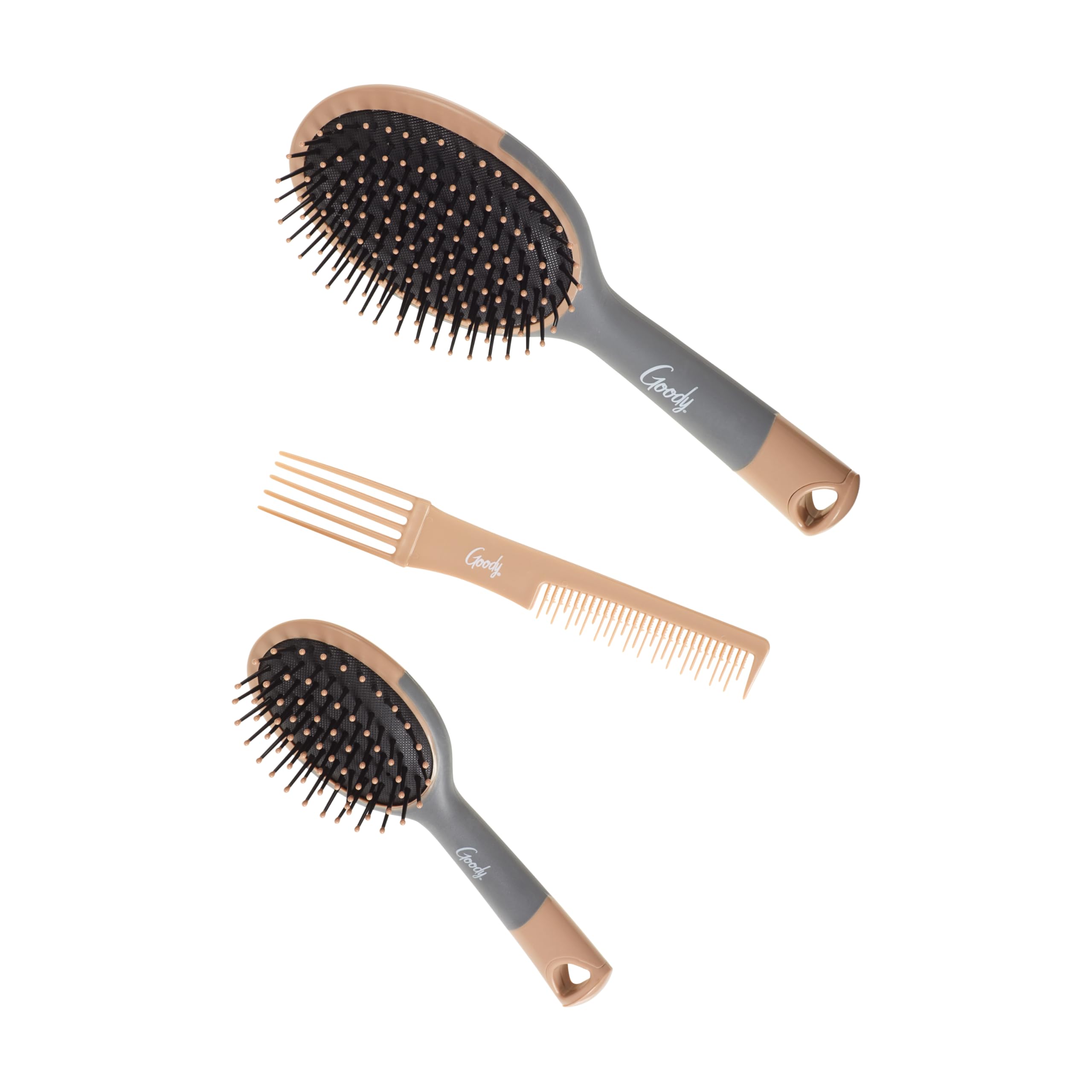 GOODY Detangle It mini travel brush for quick touch-ups on the go
