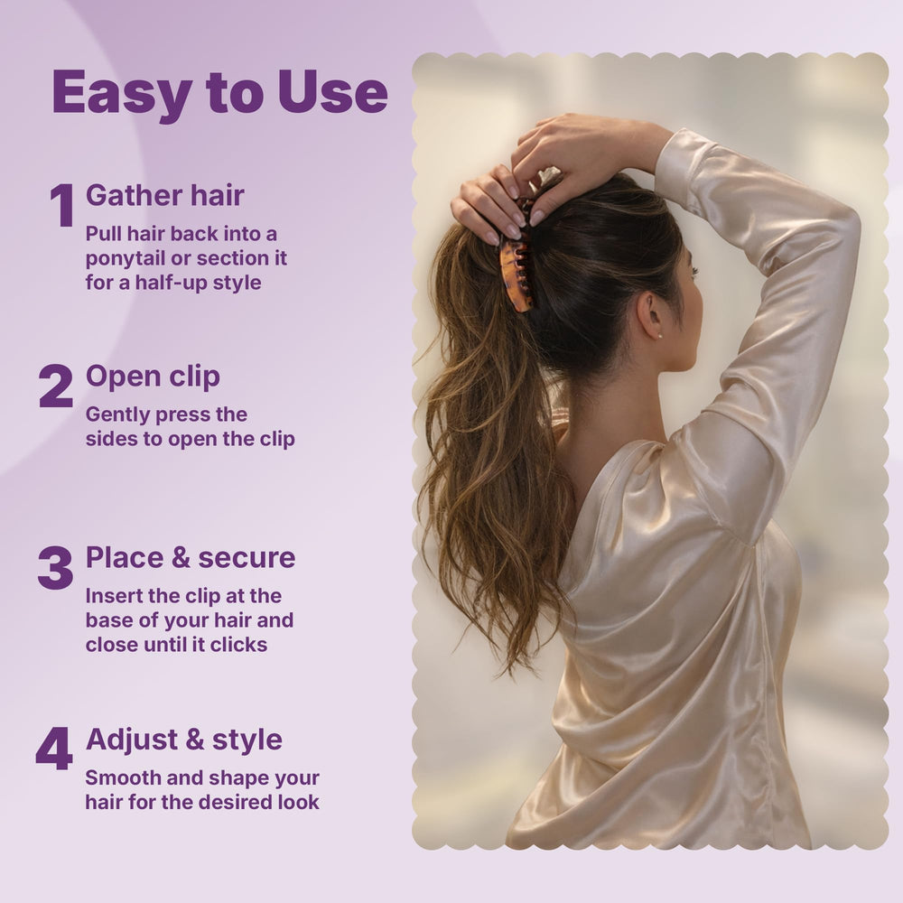 GOODY clip ideal for gym-to-office transitions and on-the-go touch-ups.