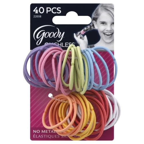 Goody Kids Ouchless elastic hair ties brights assortment offering gentle, secure ponytails