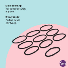 Goody Nonslip elastic braid detail highlights gentle grip for long-lasting style