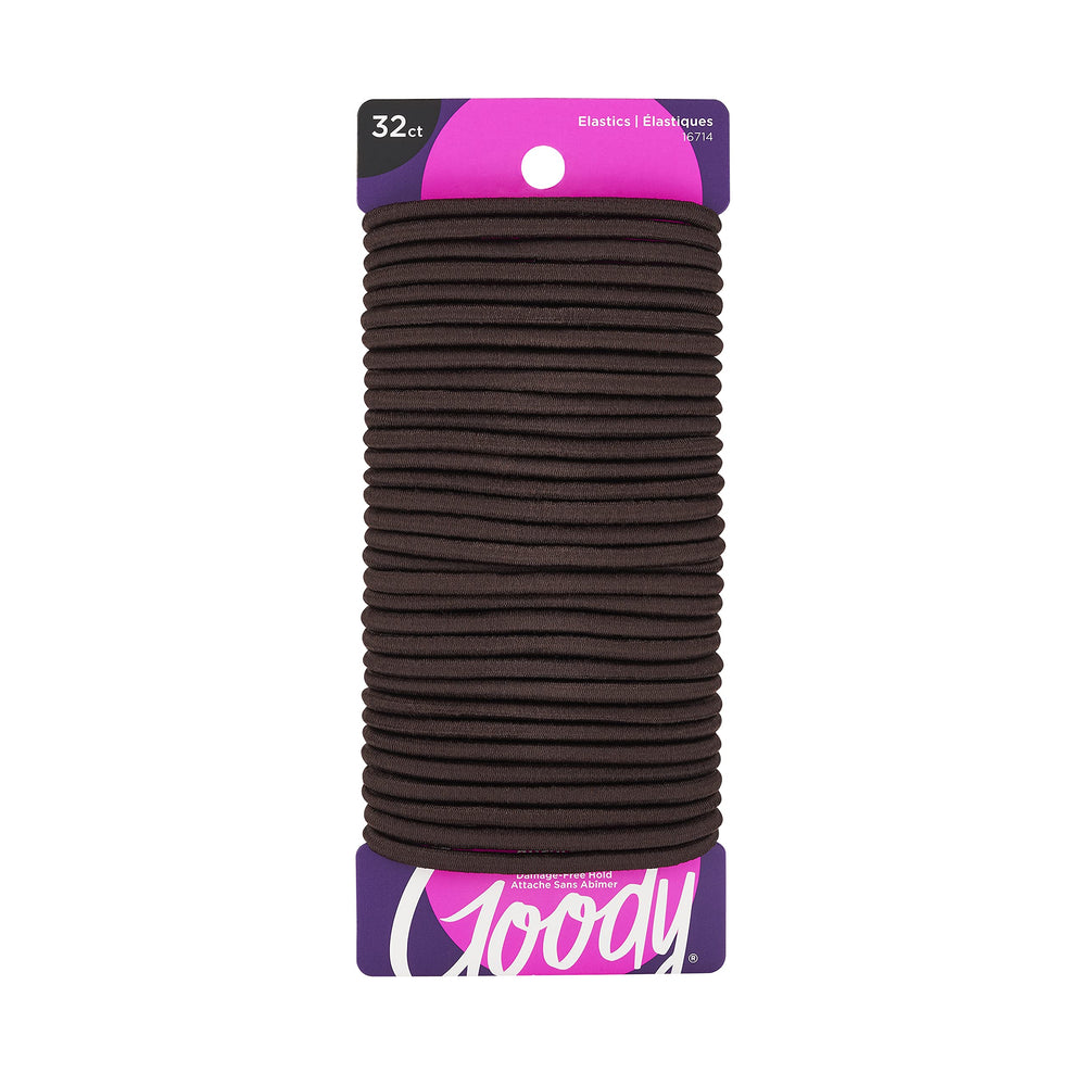 GOODY Ouchless elásticos 4 mm para trenzas, comodidad durante todo el día.