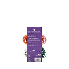 Goody Ouchless elastics 72-count in bright colors for versatile kids' hairstyles.