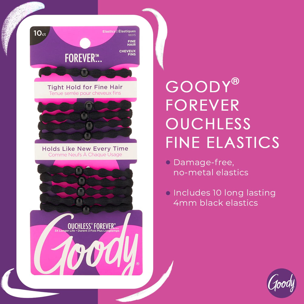 Goody Ouchless Forever con núcleo de 16 hilos mejora la retención y la forma.