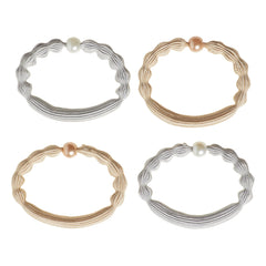 Goody Ouchless Forever elastic on ponytail demonstrates secure, gentle grip.