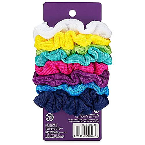 Goody Jersey Scrunchies securing a ponytail with dentless comfort.