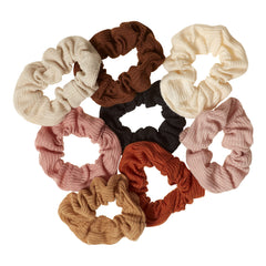 Goody Ouchless scrunchie worn in a ponytail with secure hold.