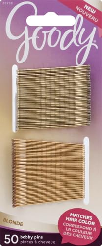 Goody SlideProof Bobby Pins with slip-proof grip for lasting style