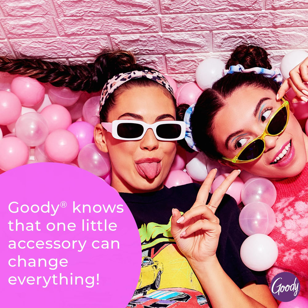 Goody SlideProof large claw clip side profile for casual or formal looks.