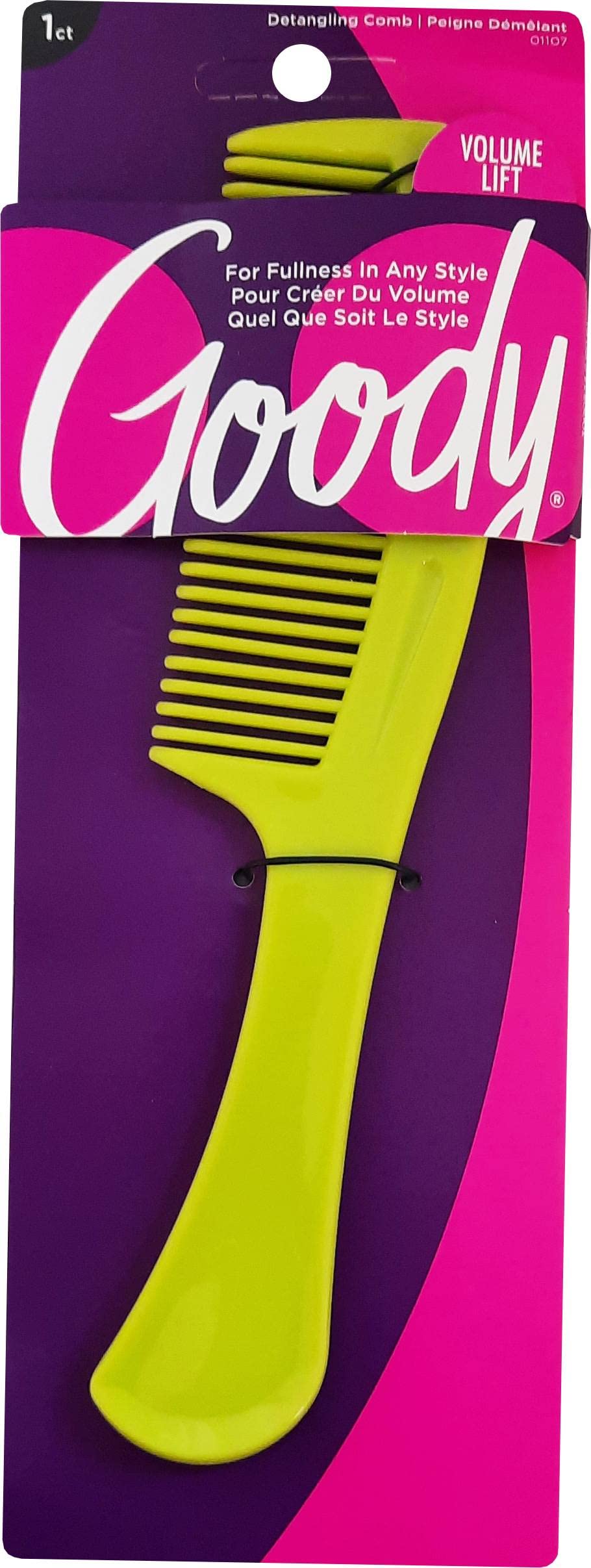Goody Super Comb detangles fine to medium hair with gentle teeth