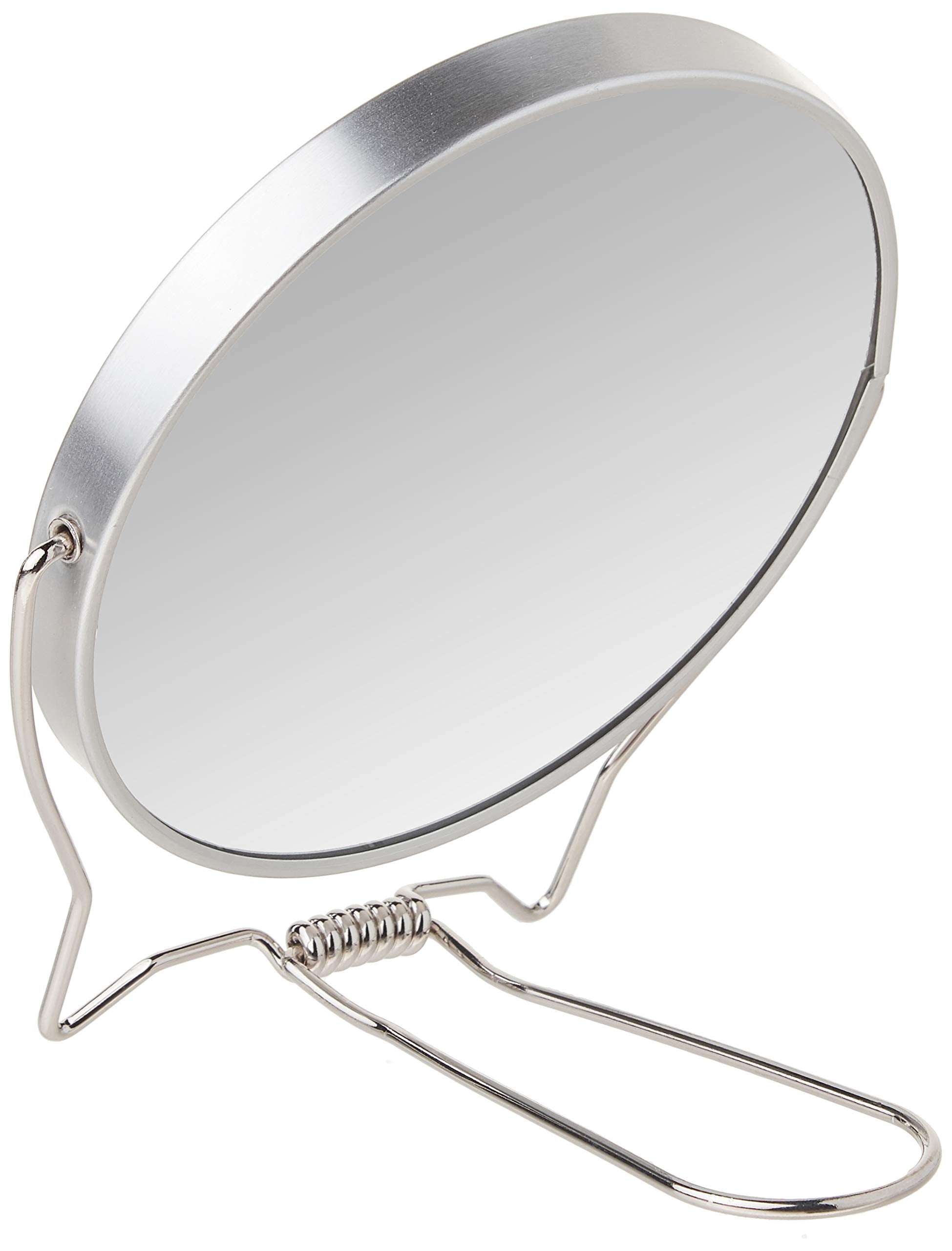 Goody dual-sided makeup mirror highlighting 1x and 3x magnification for detailed viewing.