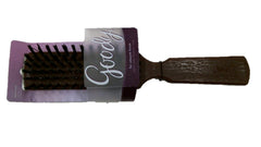 Goody Woodgrain Hair Brush with nylon bristles smoothing frizz and flyaways for sleek styling.