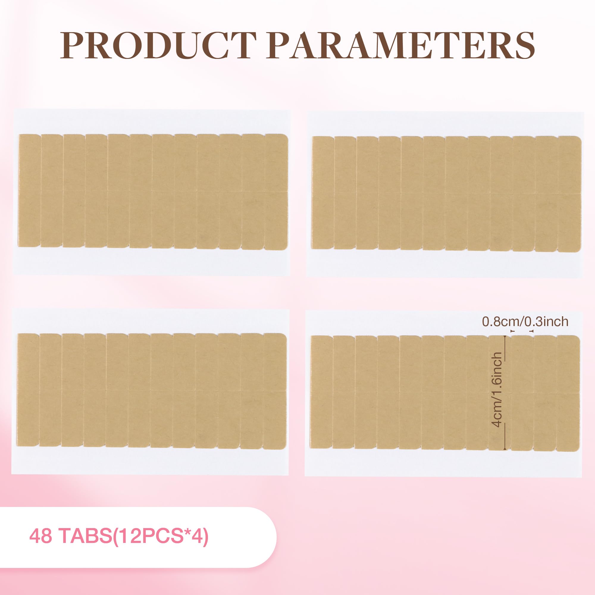 GOO GOO 1.6x0.3 inch piece for precise attachment and seamless results.