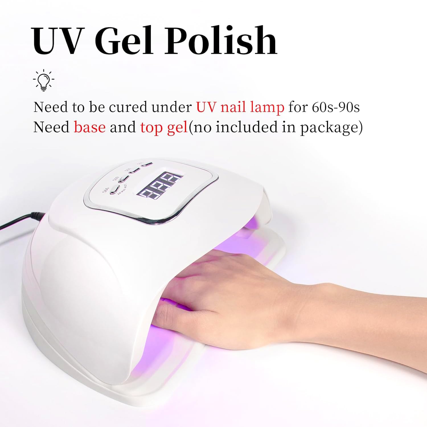 Goolich gel blanco lechoso en aplicación, ideal para uñas naturales y acrílicas