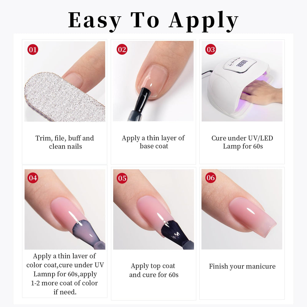 Goolich gel blanco lechoso, ideal para diseños de uñas