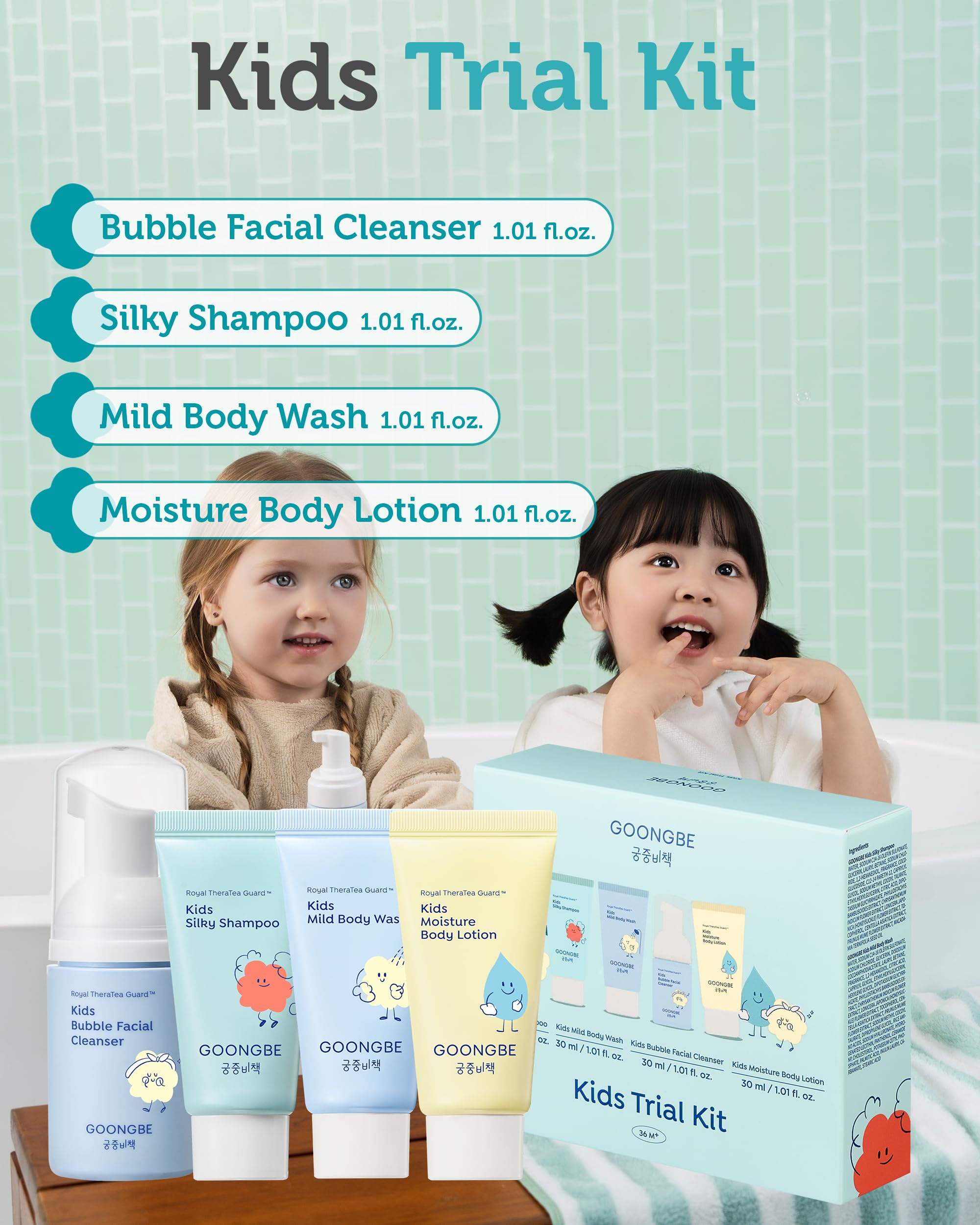 GOONGBE gel de baño micelar limpia la piel sensible sin irritación.