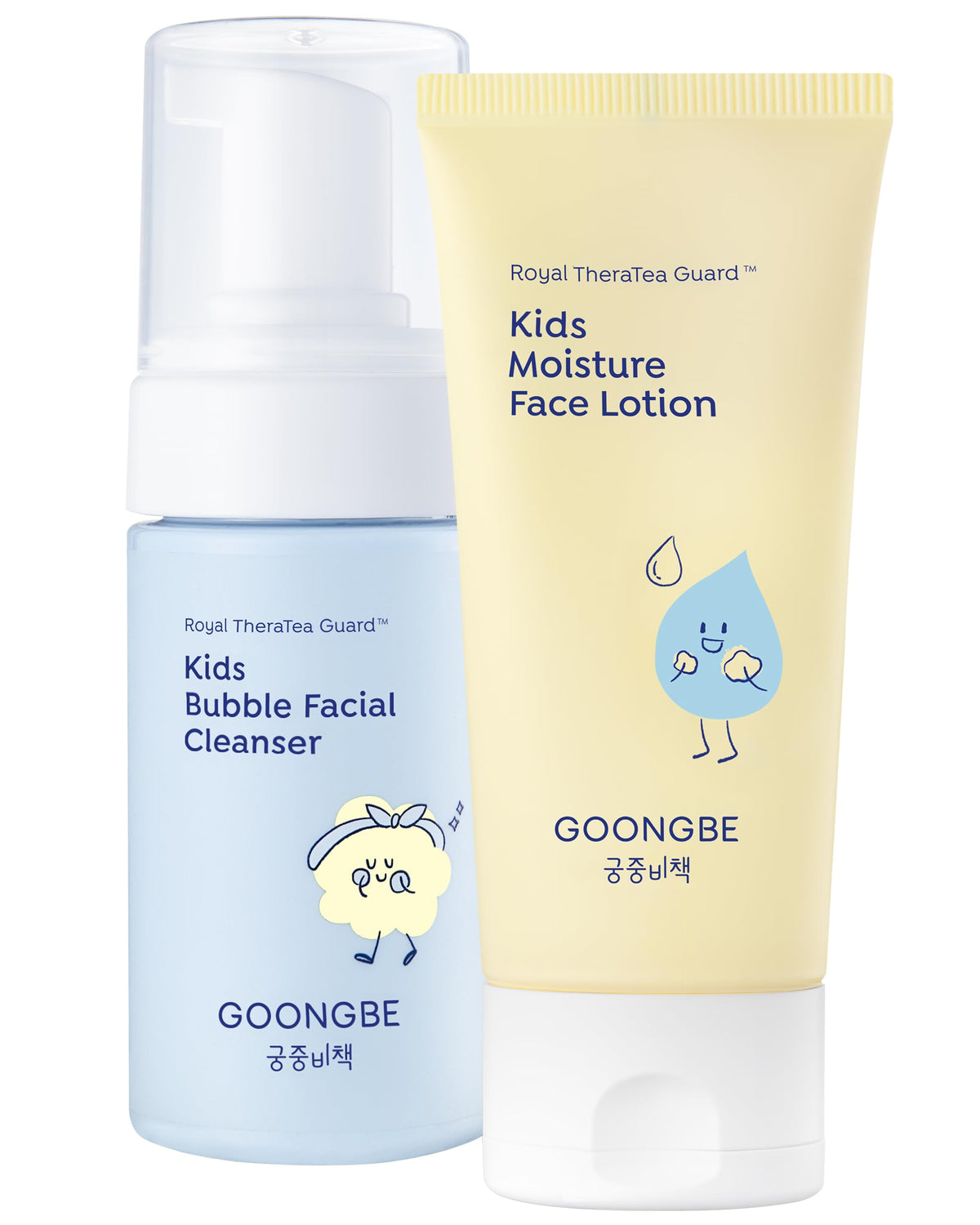 GOONGBE Kids limpiador de burbujas con pH bajo para piel sensible y eliminación de impurezas