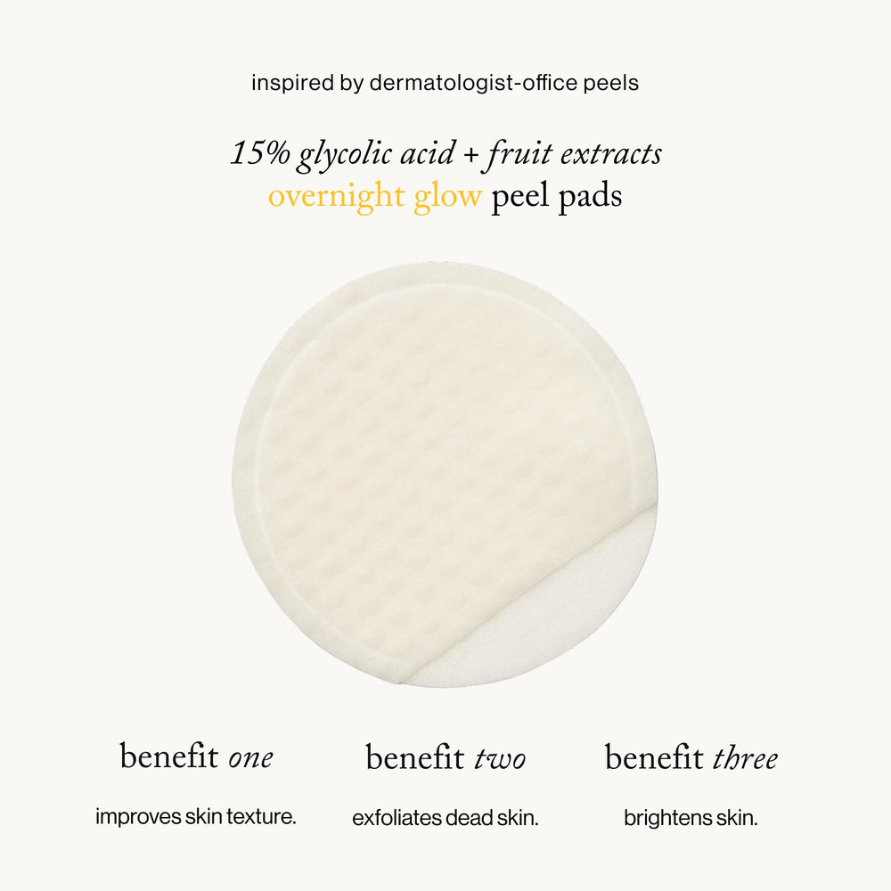 Goop Beauty dual-textured pads close-up showing exfoliation-ready surface