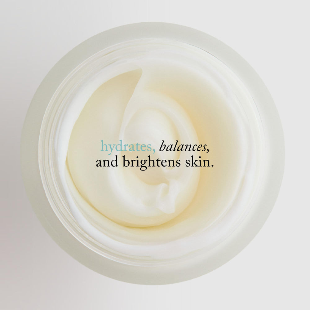 goop Beauty 72-Hour Hydrating Water Cream being massaged onto the face