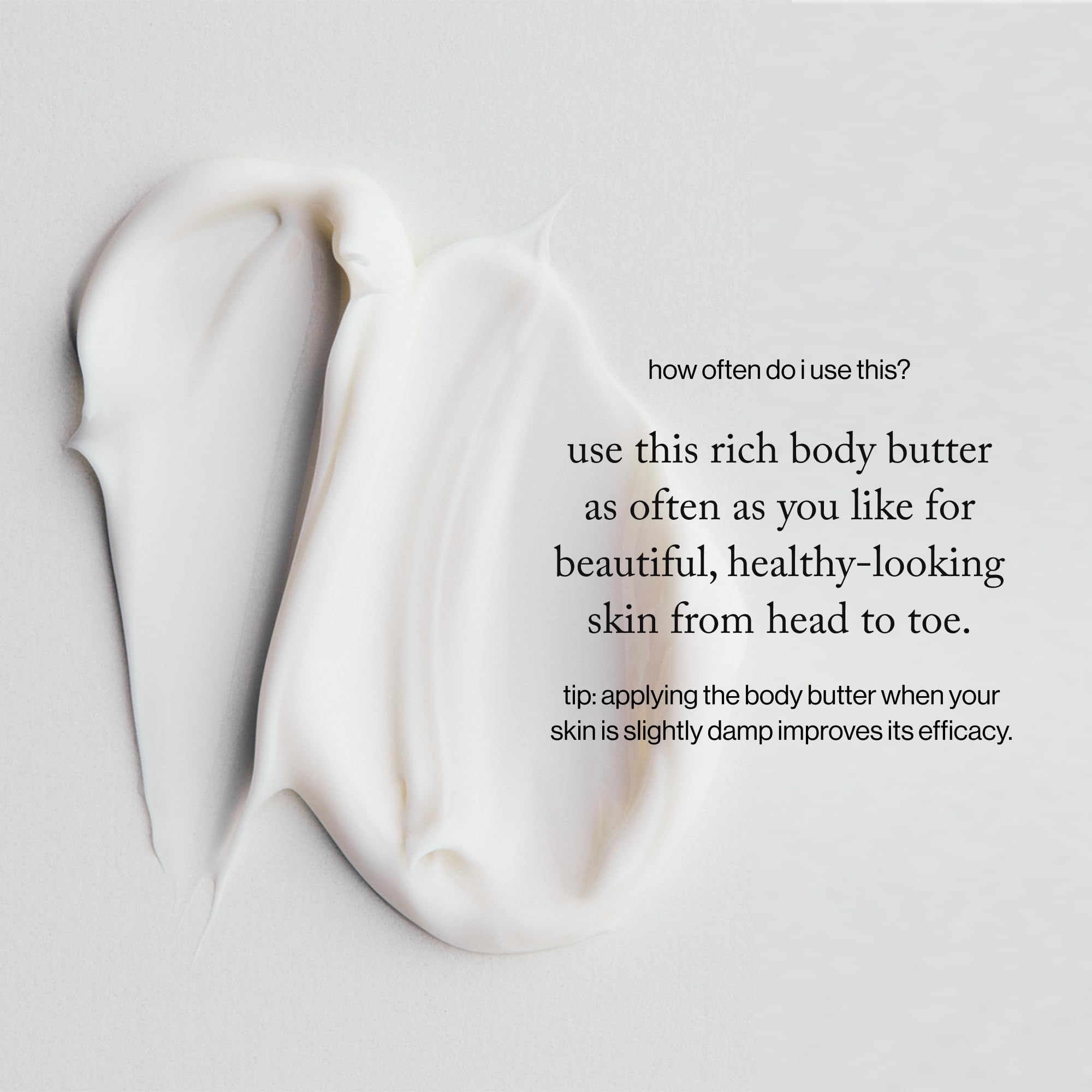 Goop Beauty Body Butter bottle close-up reveals thick, creamy consistency
