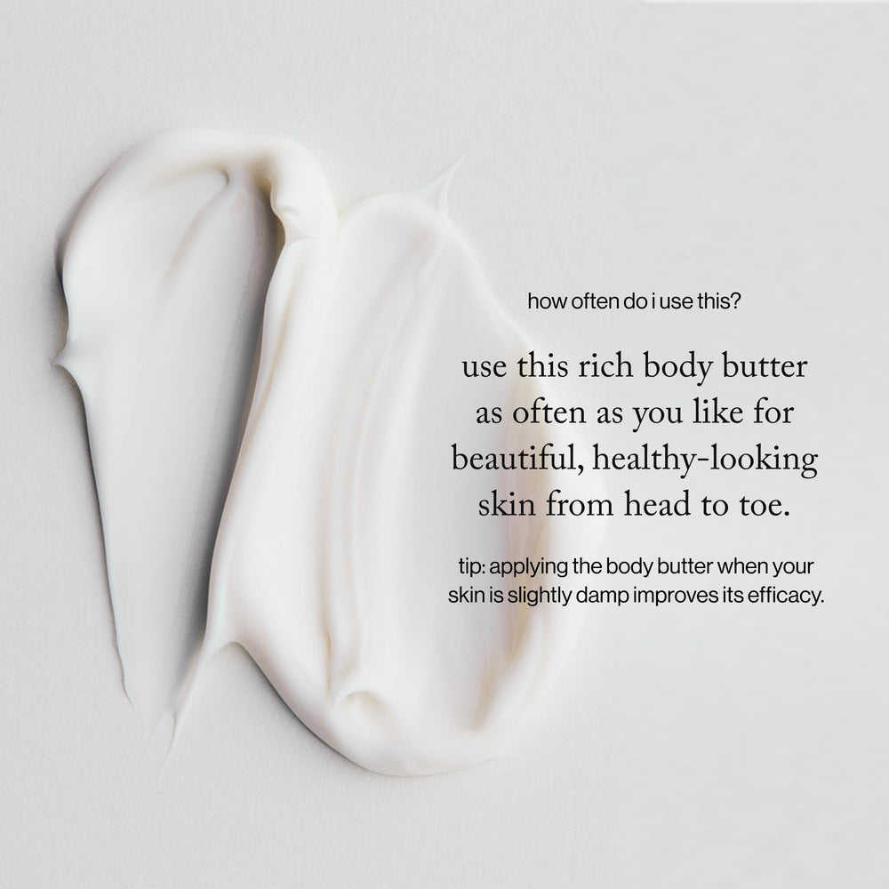 Goop Beauty Body Butter bottle close-up reveals thick, creamy consistency