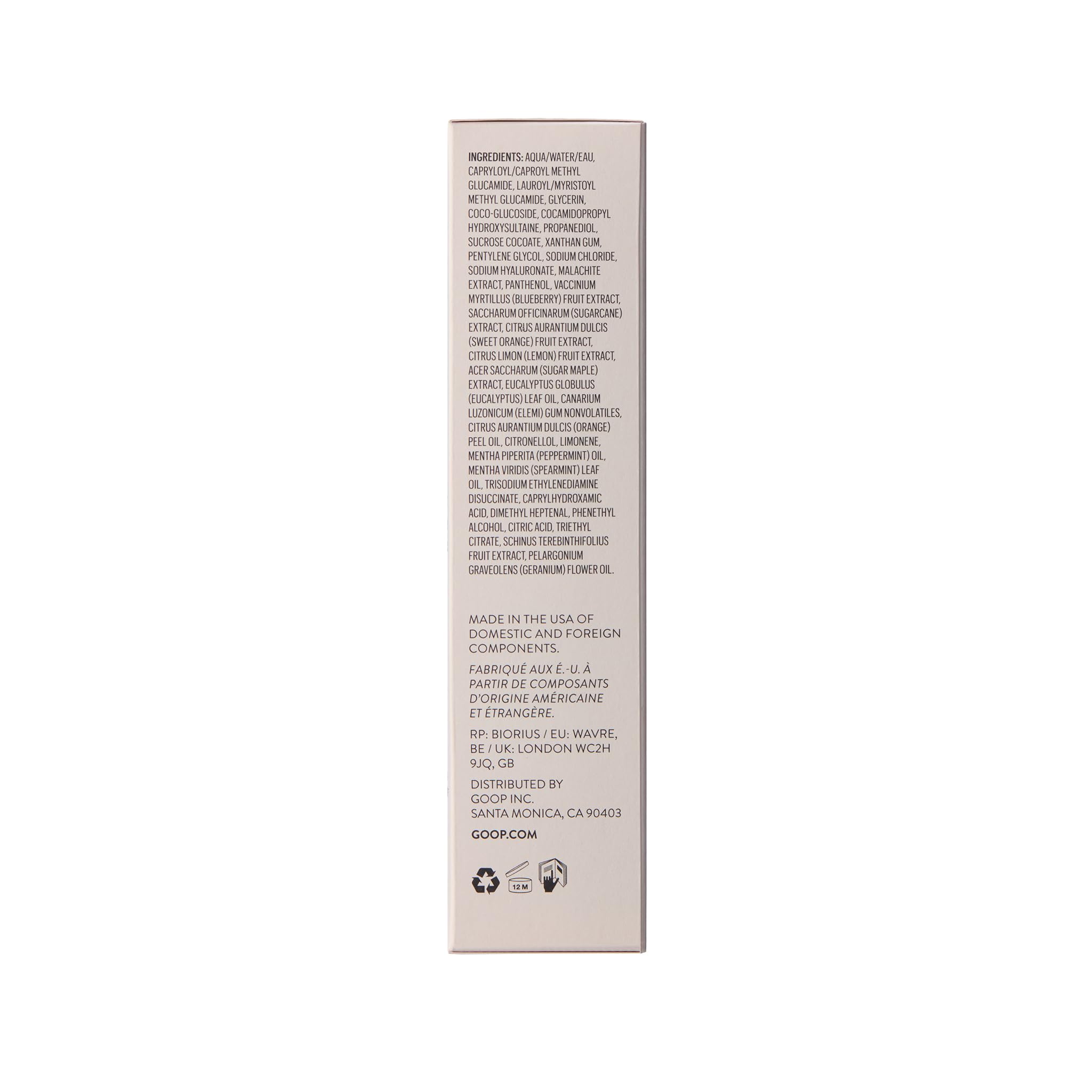 Goop Beauty Daily Detox Foaming Cleanser in a typical daily skincare routine