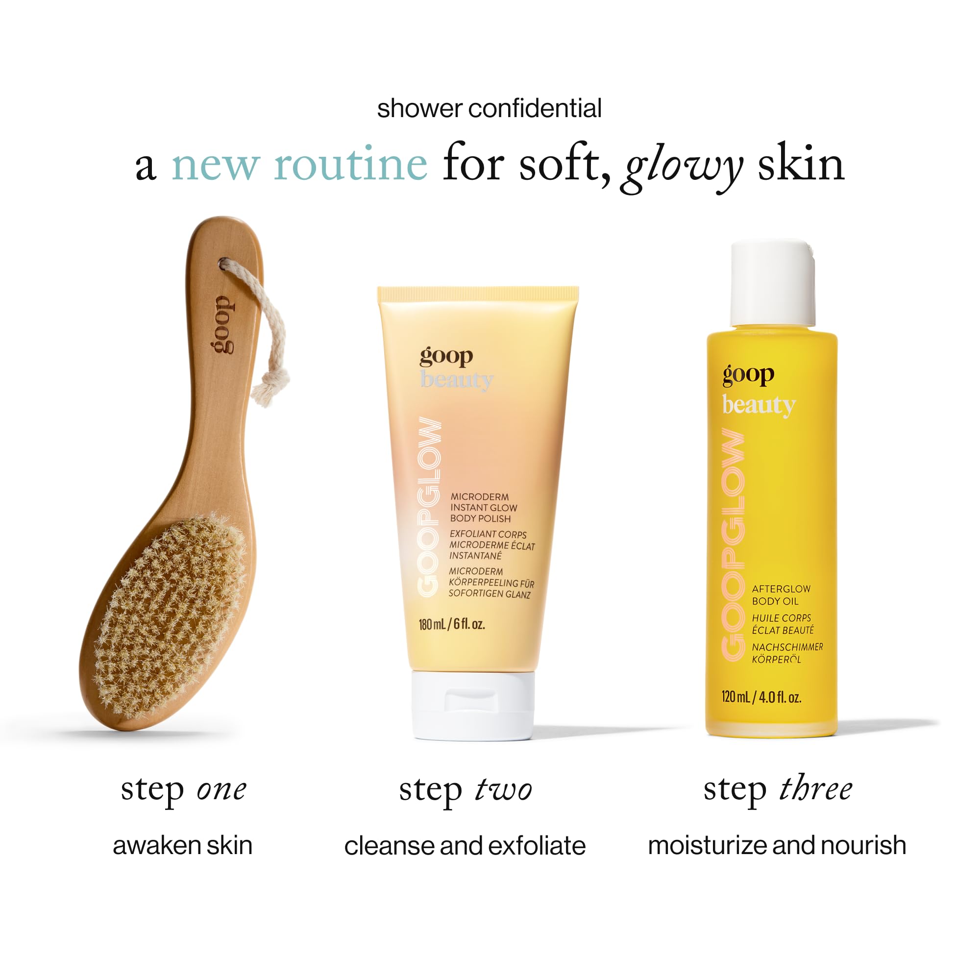 goop Beauty Microderm Body Polish Kakadu Plum Oil adds hydration