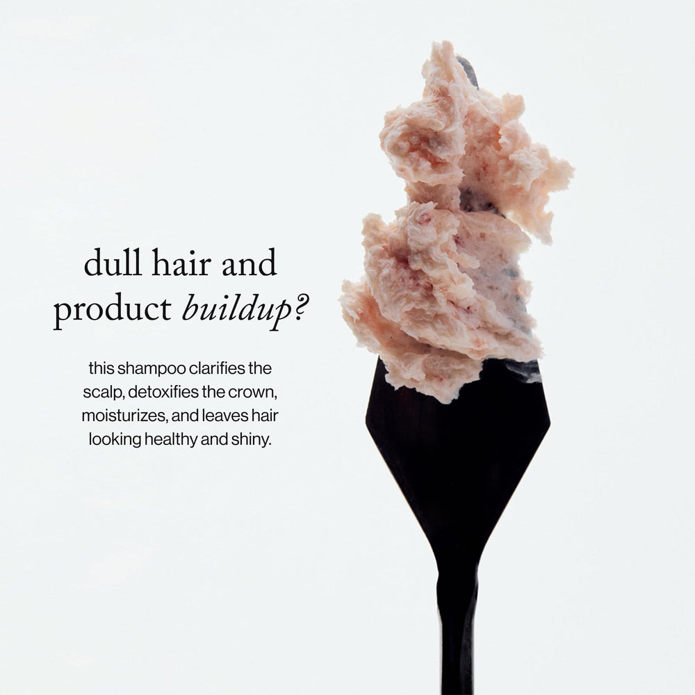 Goop Beauty Scalp Scrub Shampoo applying weekly detox to remove buildup