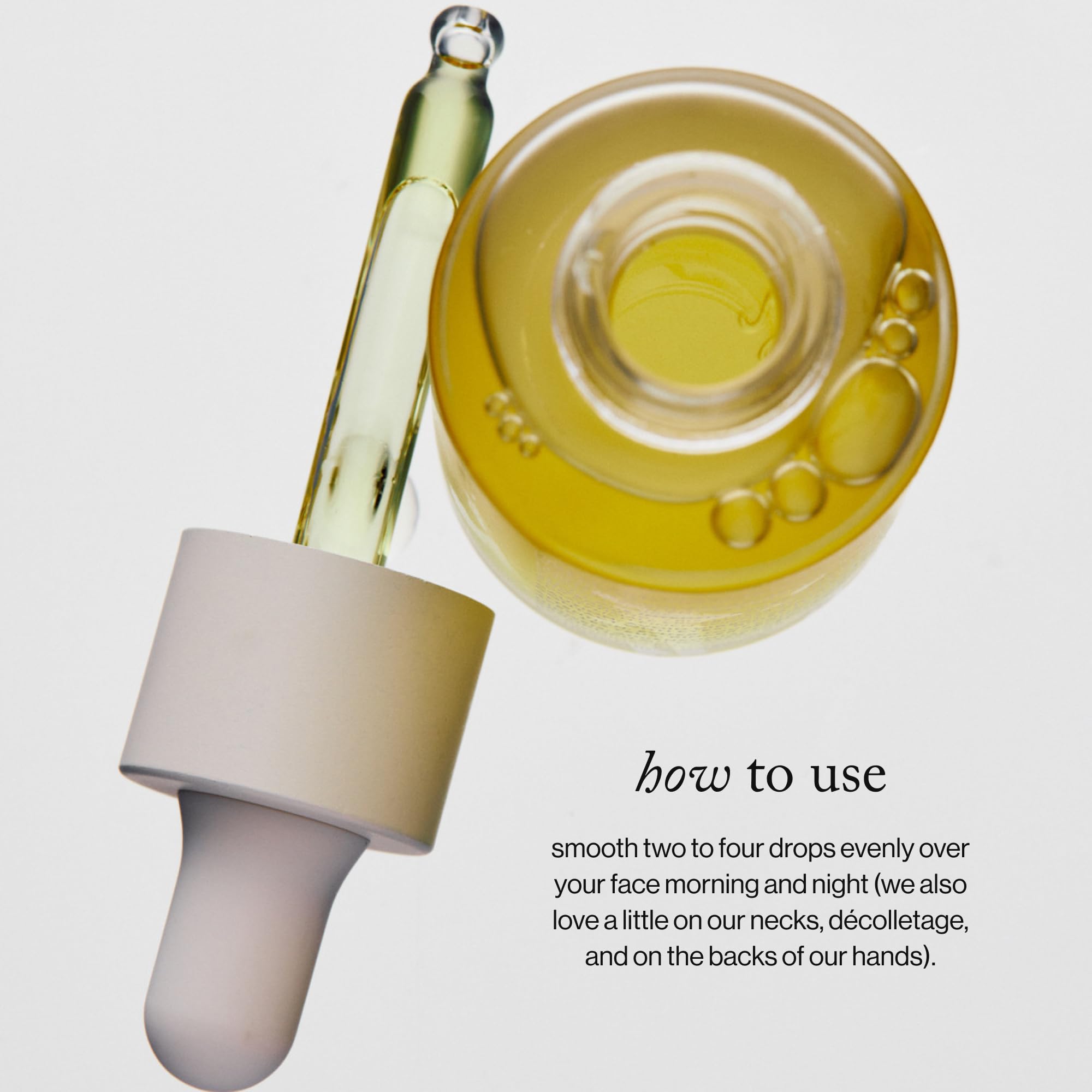 Goop Nutrient Face Oil beside sunscreen for morning routine