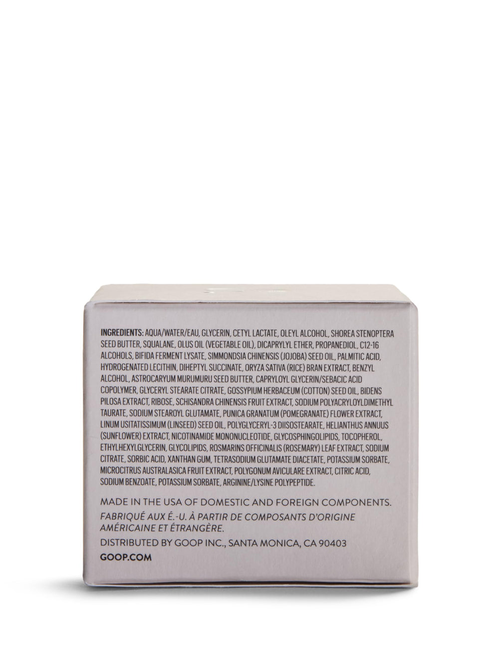 goop Youth-Boost cream on bathroom shelf signals premium skincare experience.