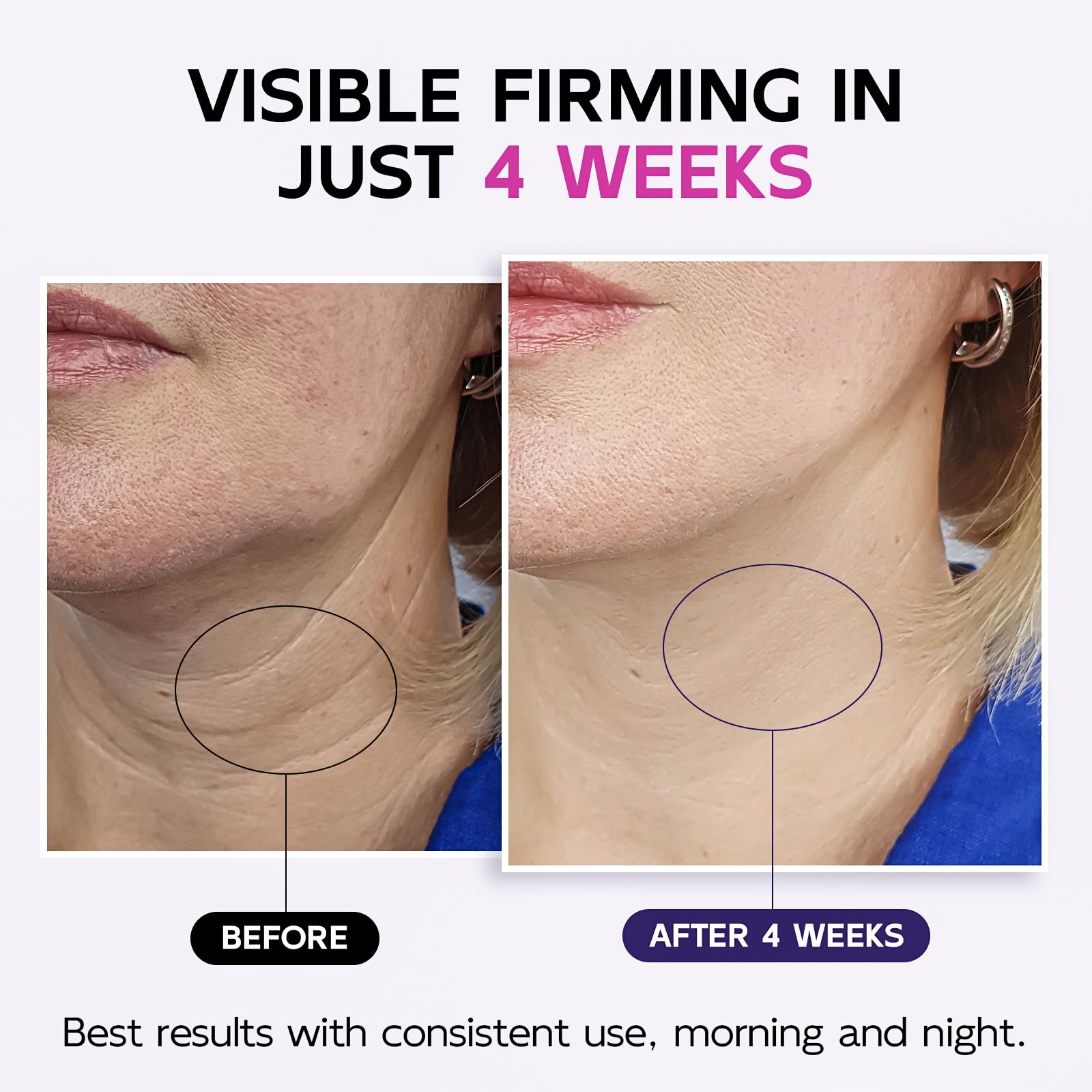GOOSURE crema cuello firme textura sedosa para absorción rápida